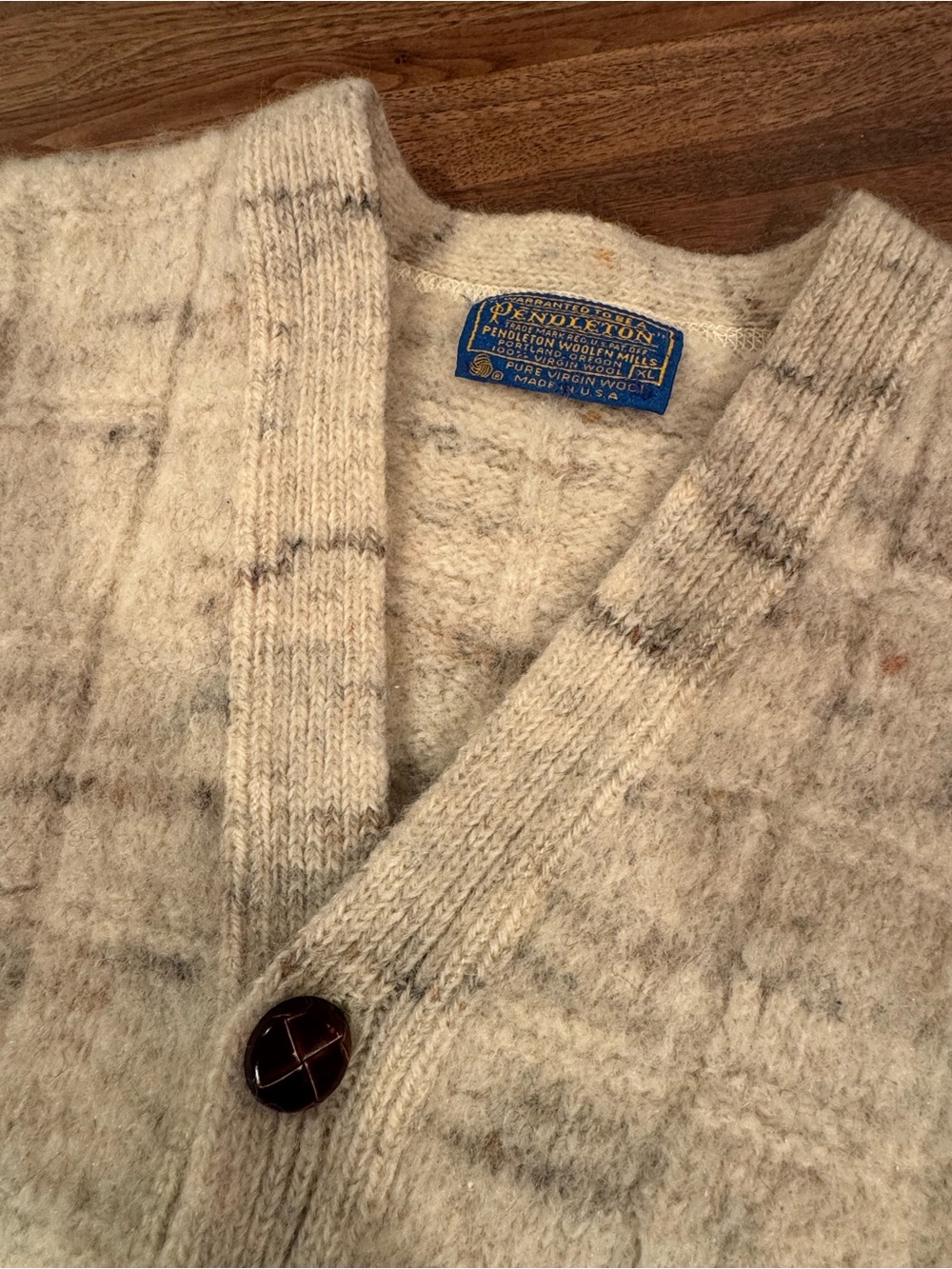 Vintage Women’s Pendleton Pure Virgin Wool Cardigan – Made in USA - Picture 3 of 9